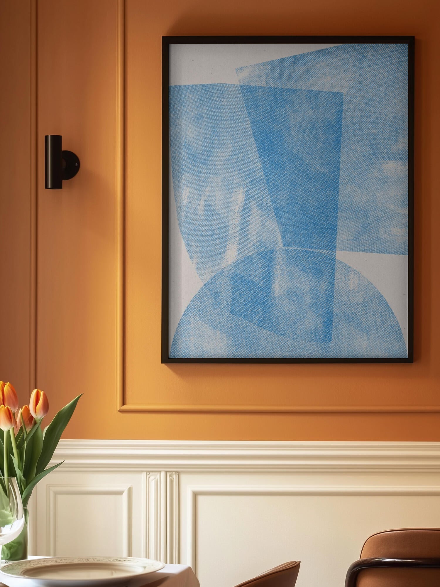Blue Geometric Waves