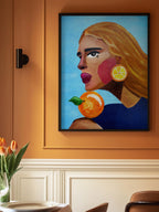 Woman With Orange