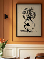 Woman in vase