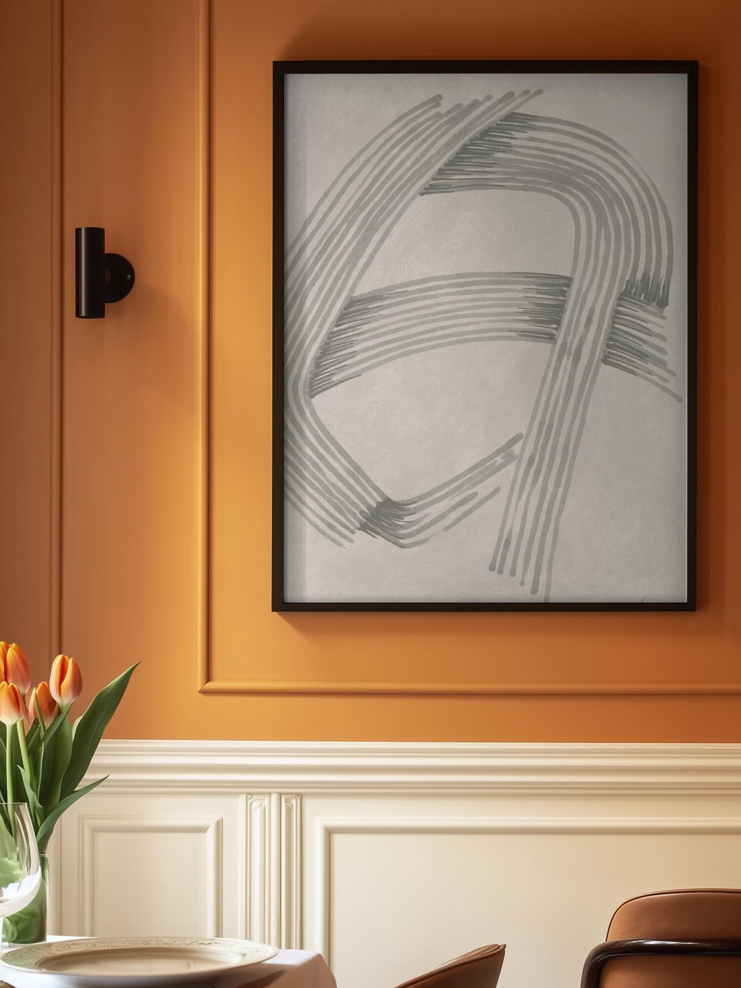 Abstract Grey Intersections 02