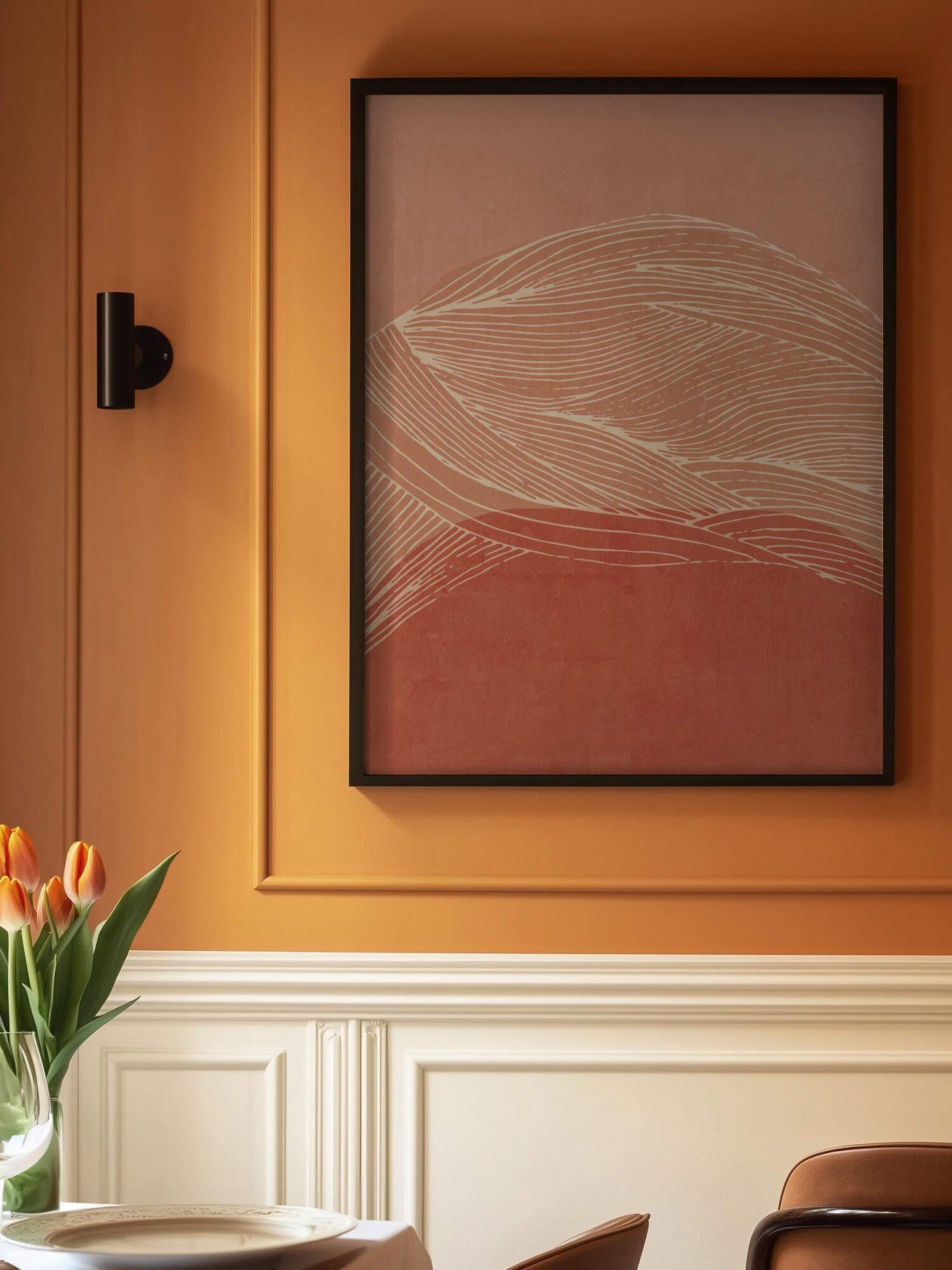 Terracotta Desert Landscape