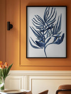Blue Aquatic Plant Poster 1