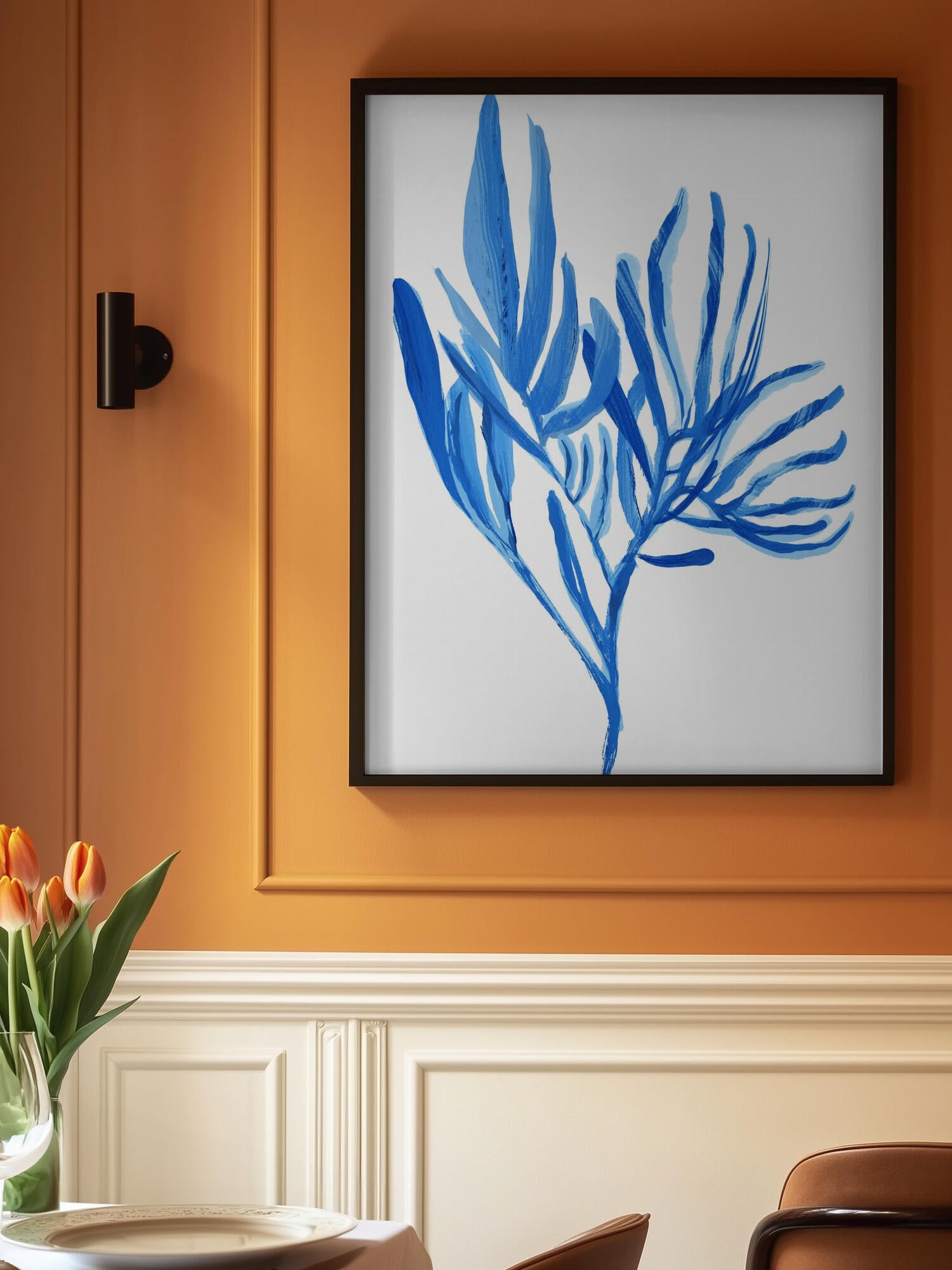 Blue Aquatice Plant Poster 5