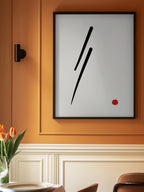 Black Line Red Dot