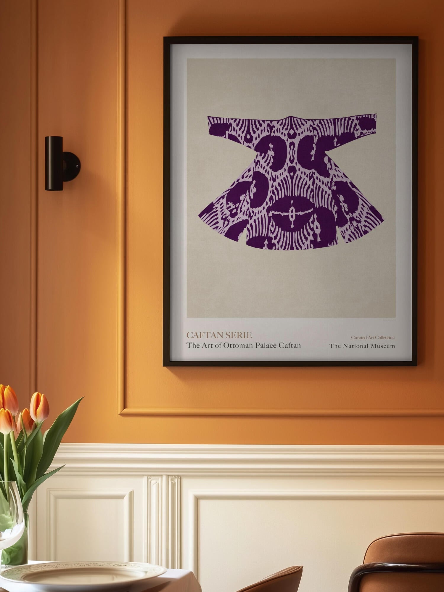 Purple Caftan Elegance