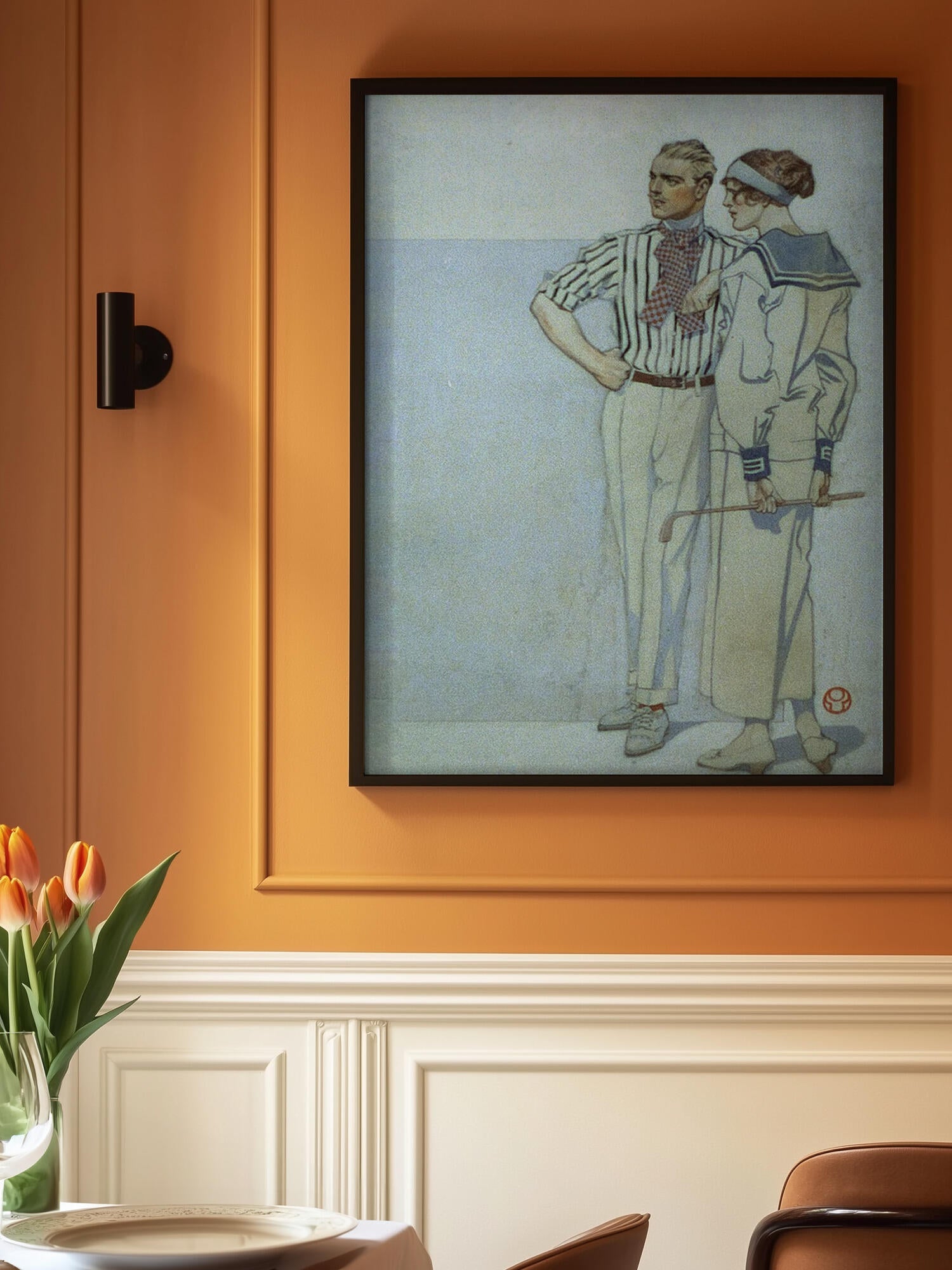 Man and Woman In Sport Clothes (1913)