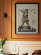 Man Swinging Golf Club (1915)