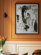 Nude Woman Standing, Drying Herself No.2