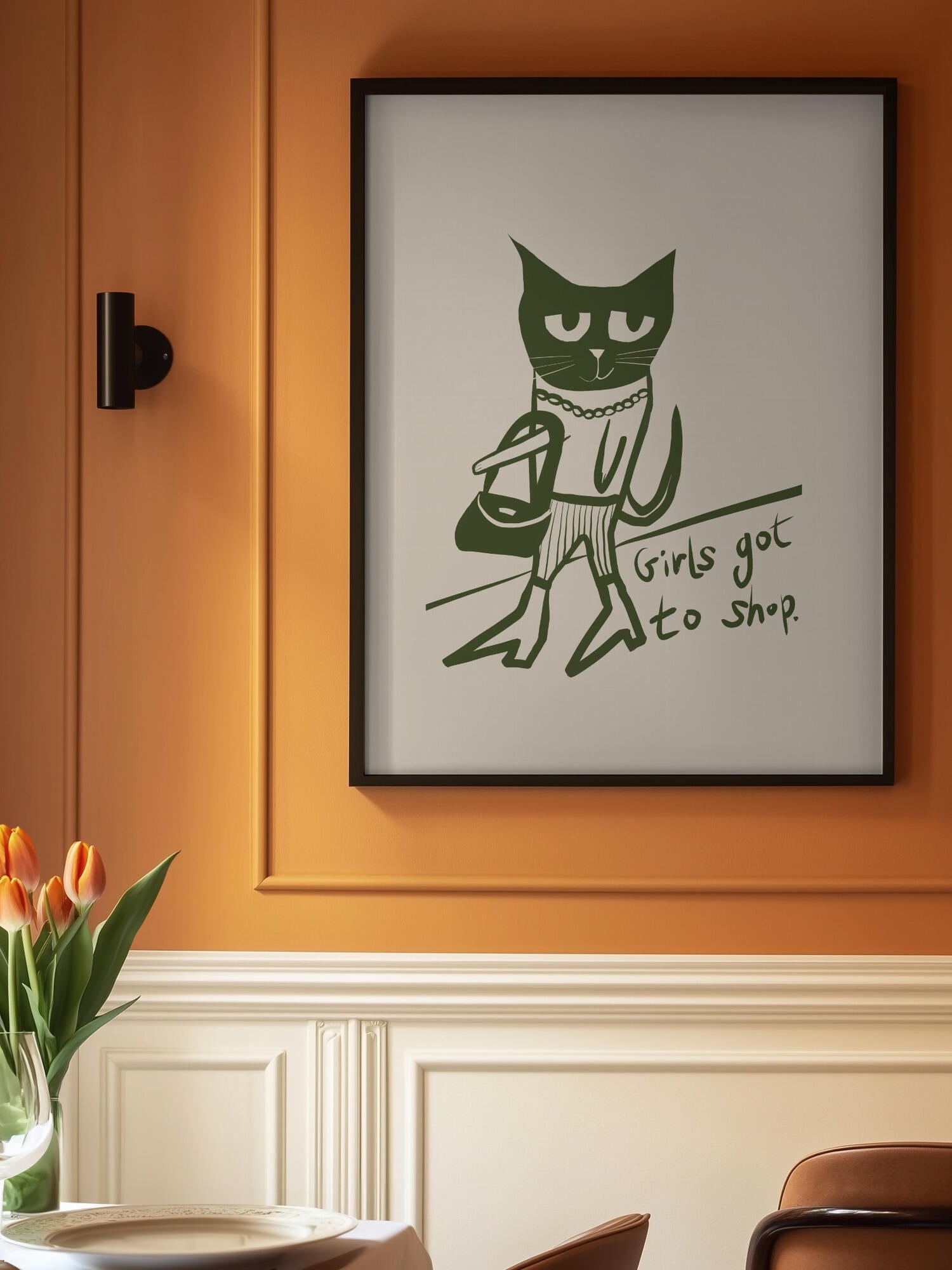 Cat shopping humour