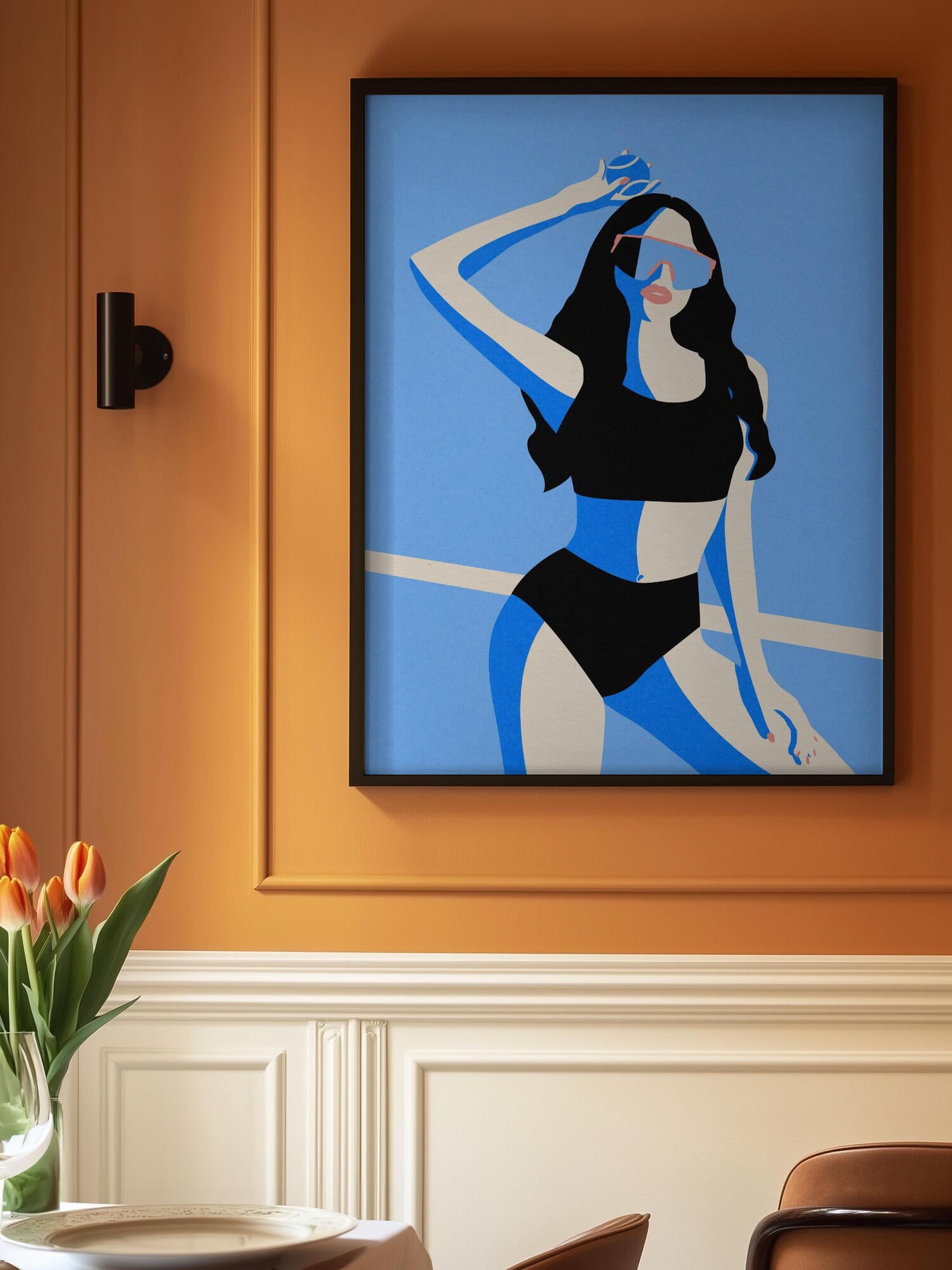 Blue Sport Girl