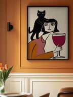 Wine and cat lover
