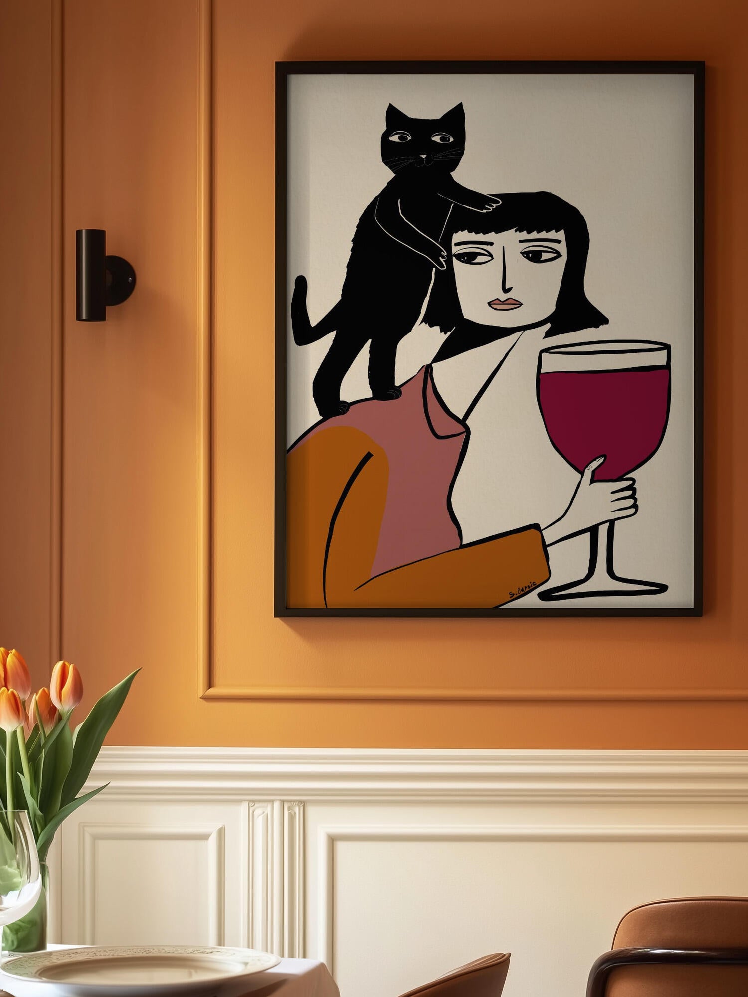 Wine and cat lover