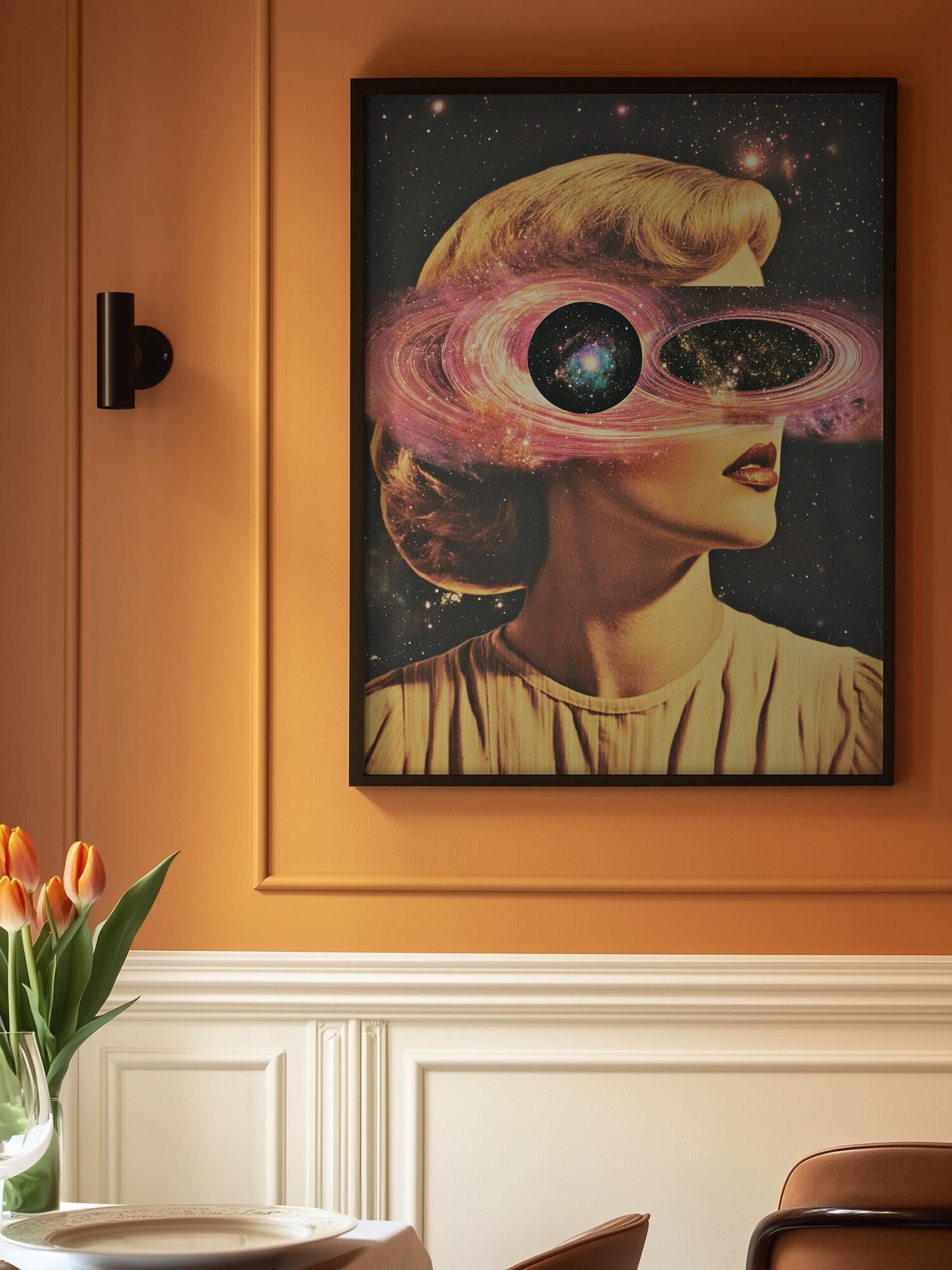 A Woman with Cosmic Elements