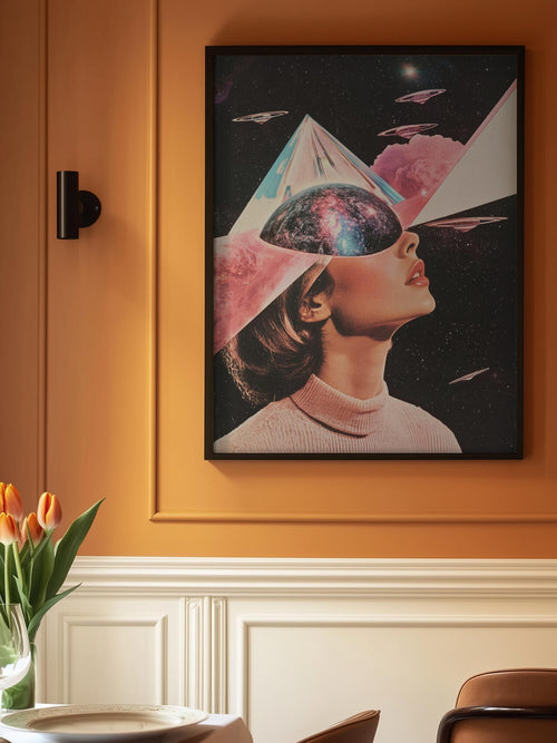 A Woman with Cosmic Elements