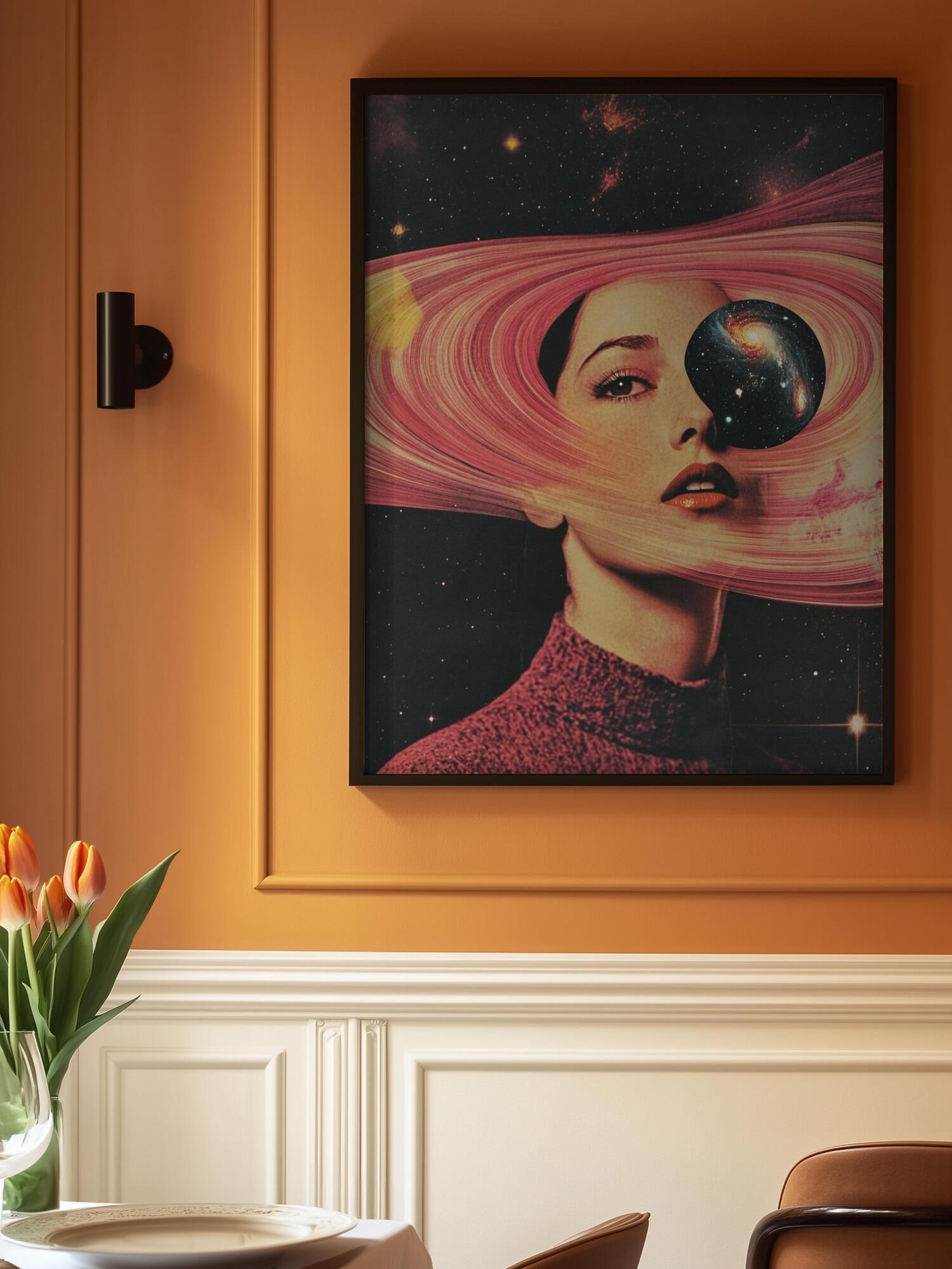 Portraiture with Cosmic Elements