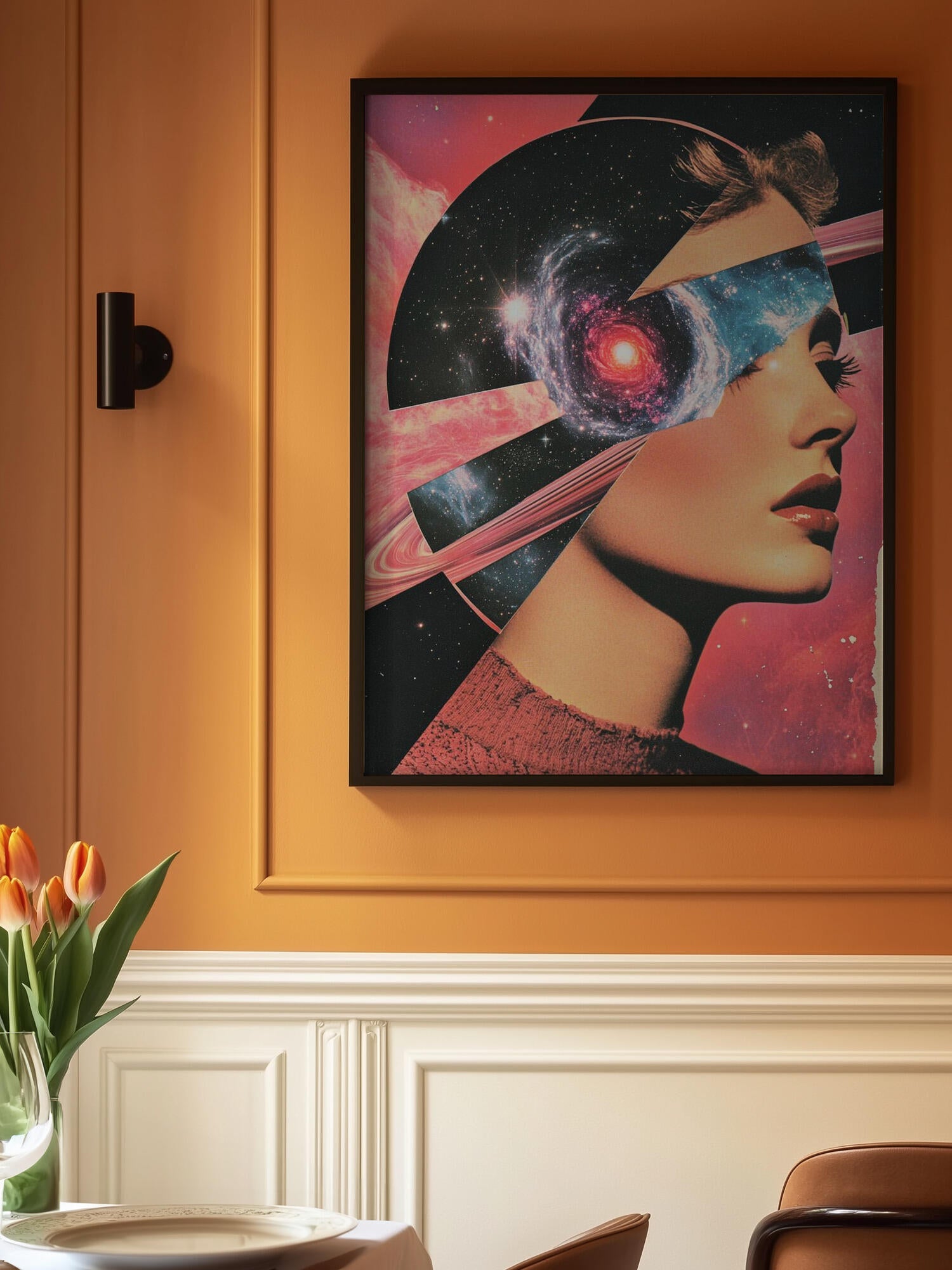 Portraiture with Cosmic Elements