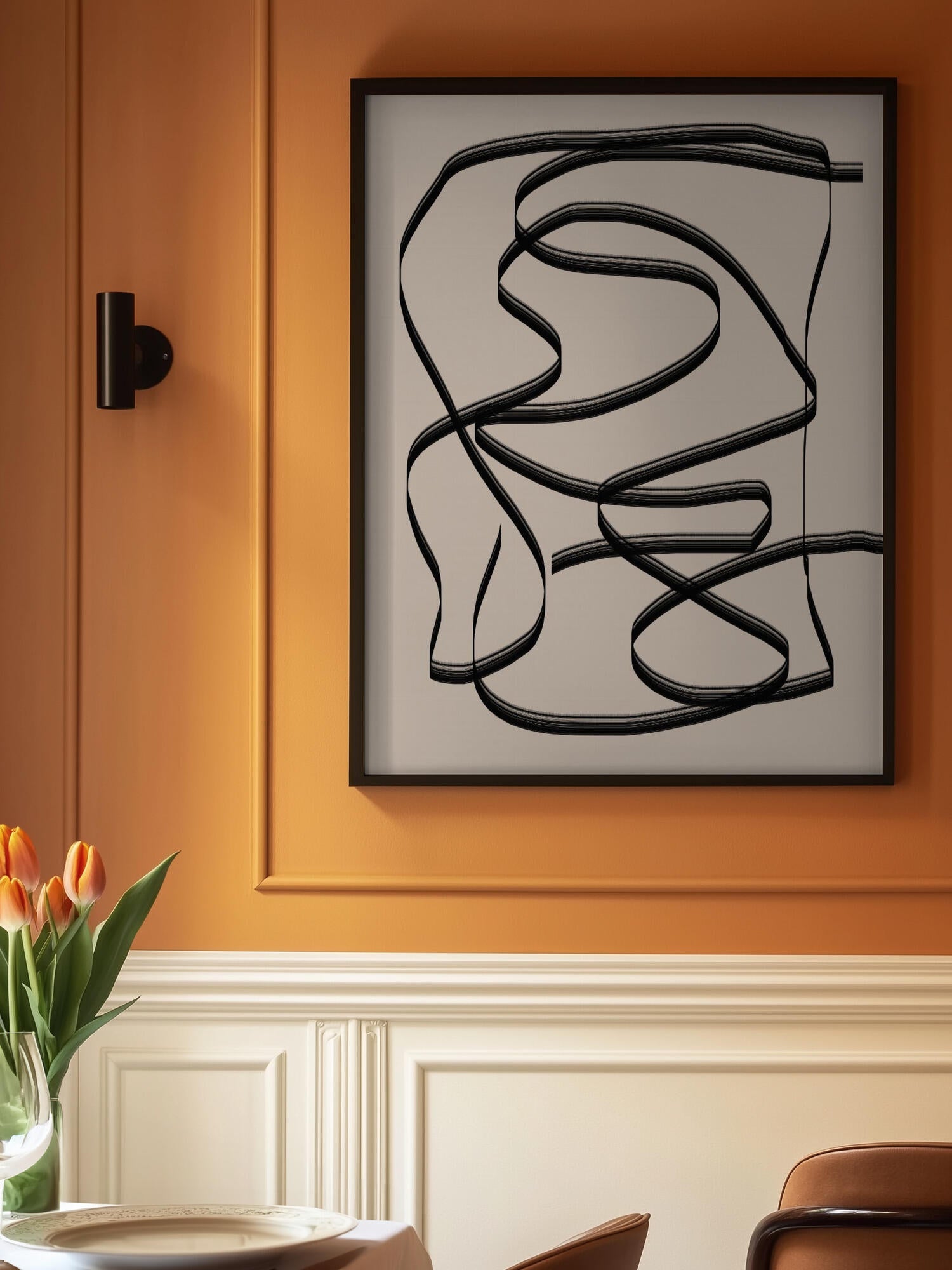 Flowing Lines Maze