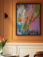 Whispering Pink Brushstrokes