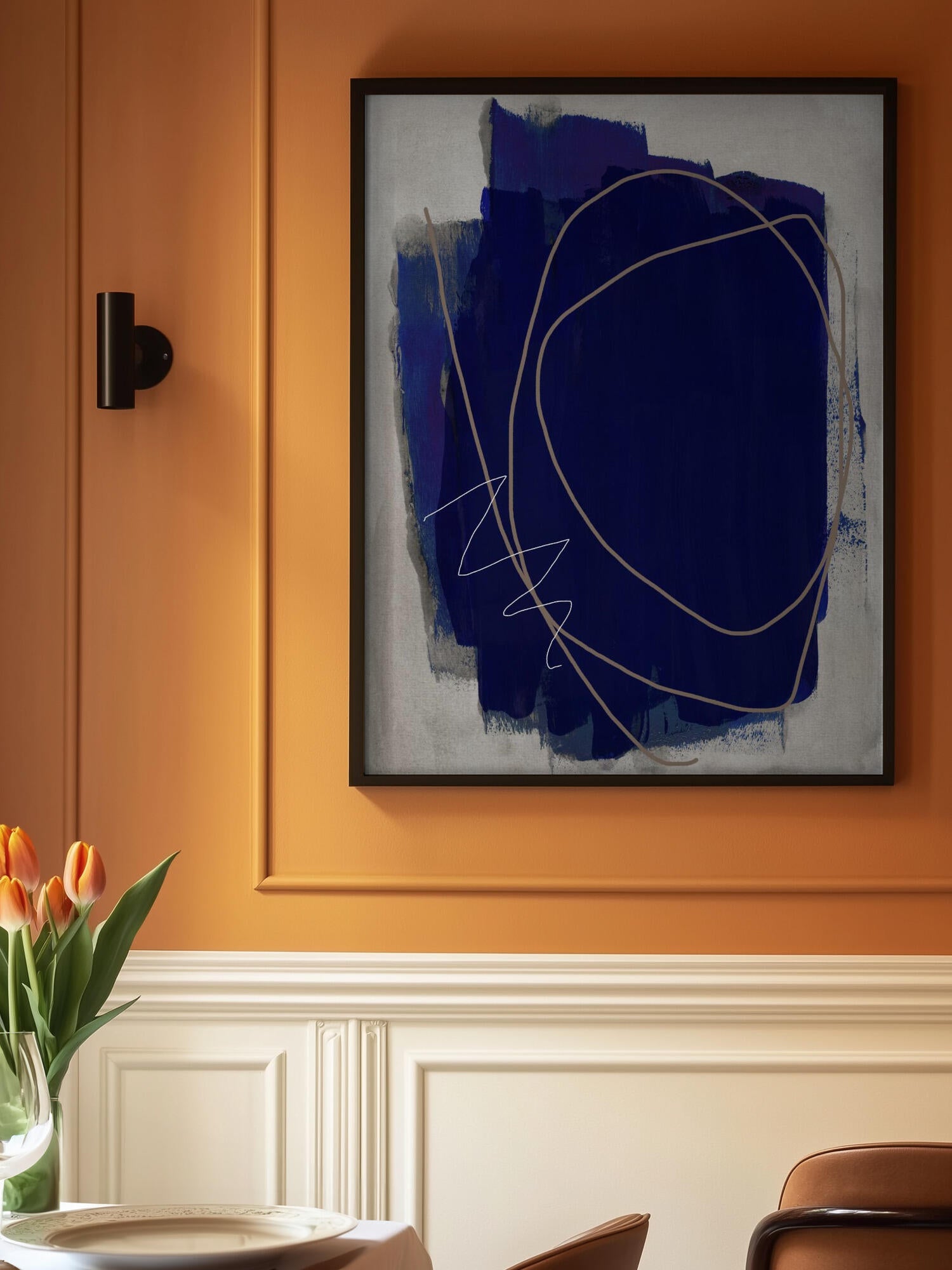 Blue Strokes 5