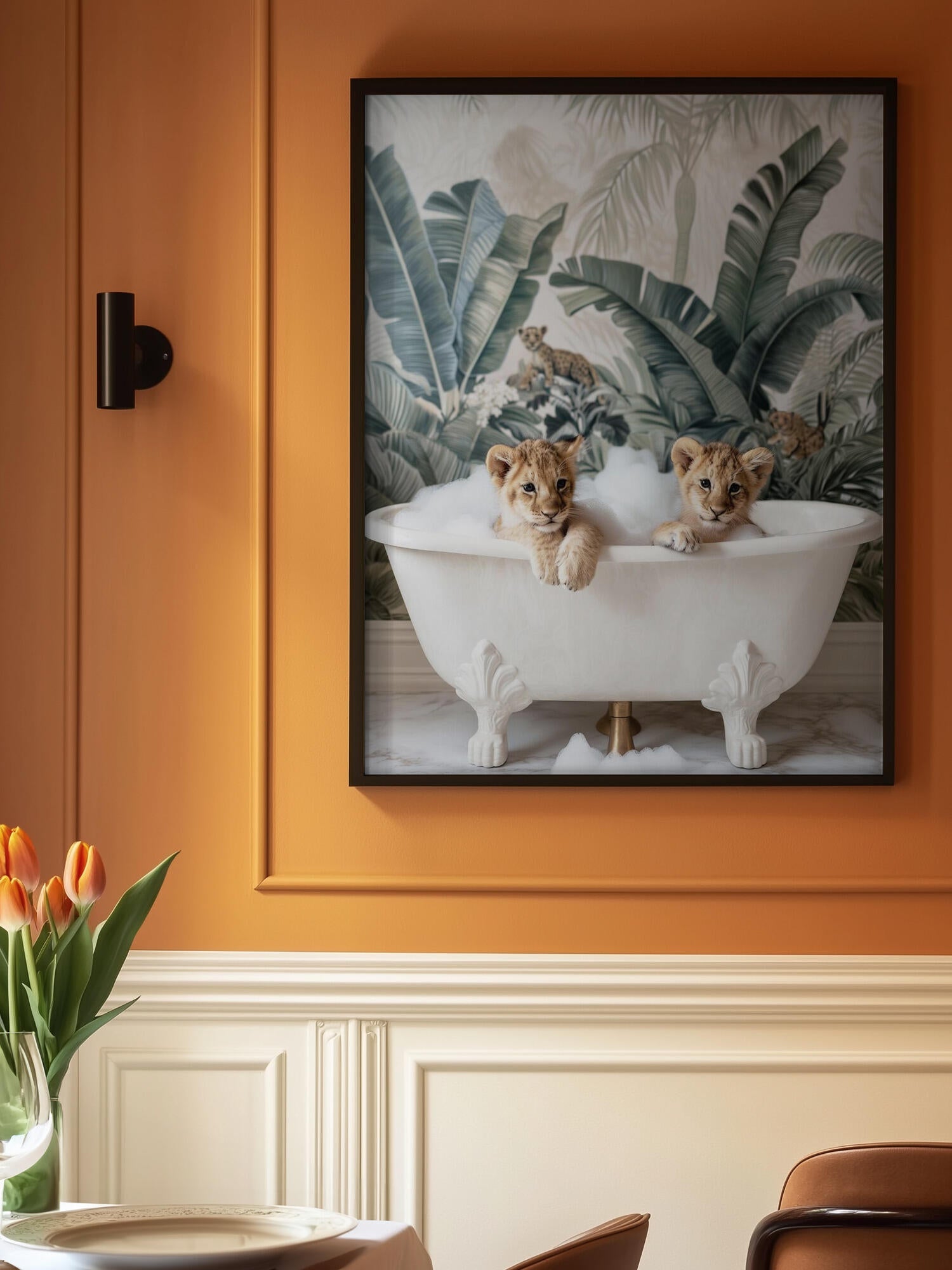 Tropical Lion Bath