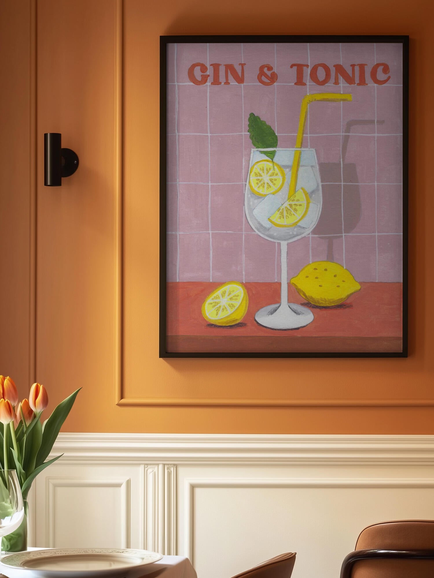 Gin and Tonic Cocktail
