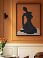 Elegant Sitting Figure