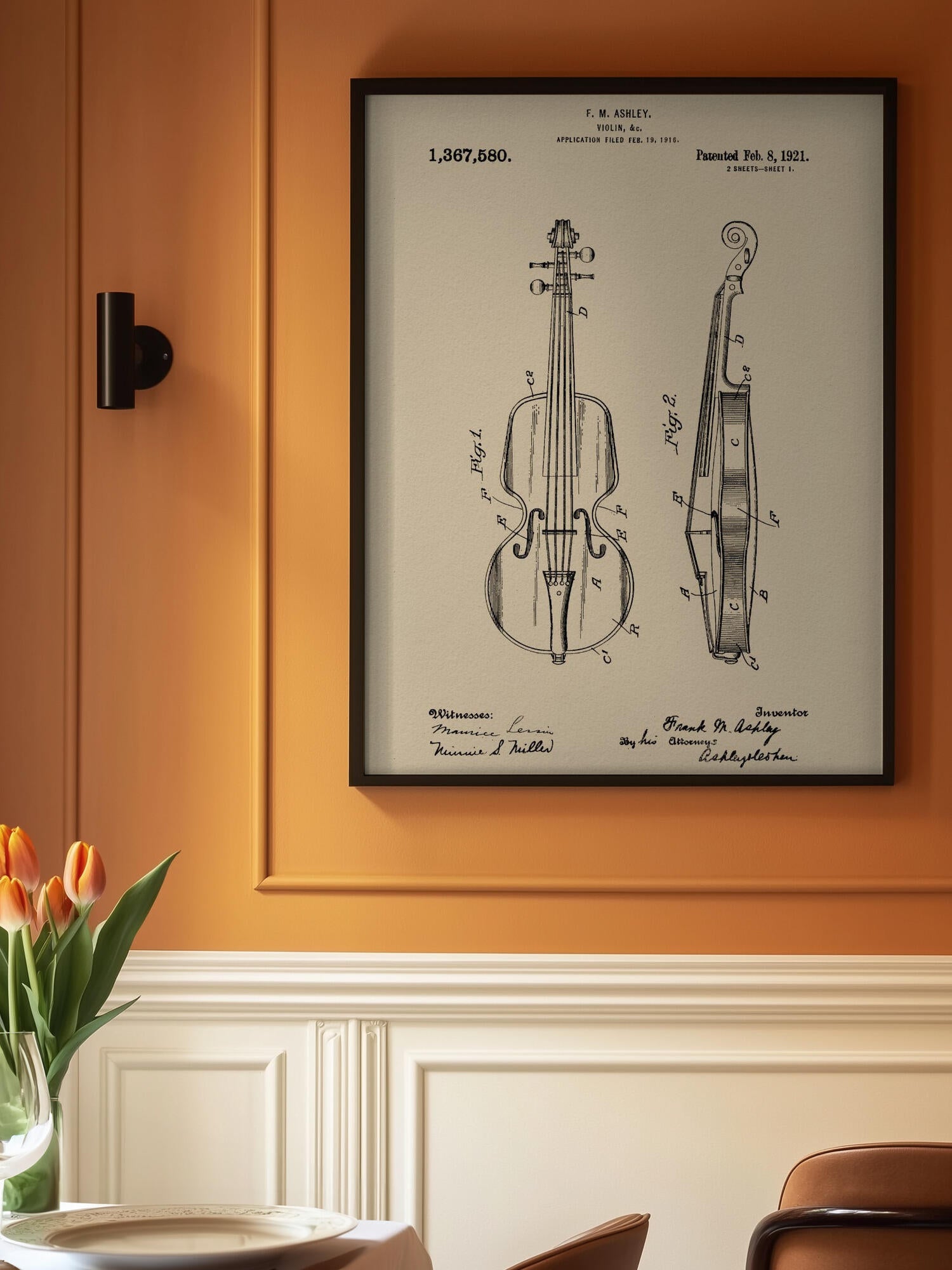 Violin Patent 1921