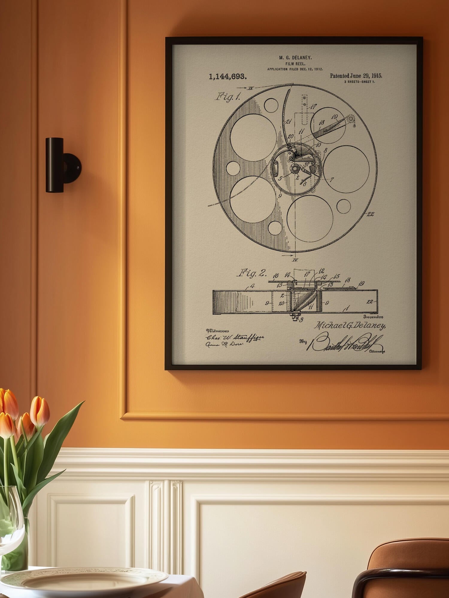 Film Reel Patent 1915