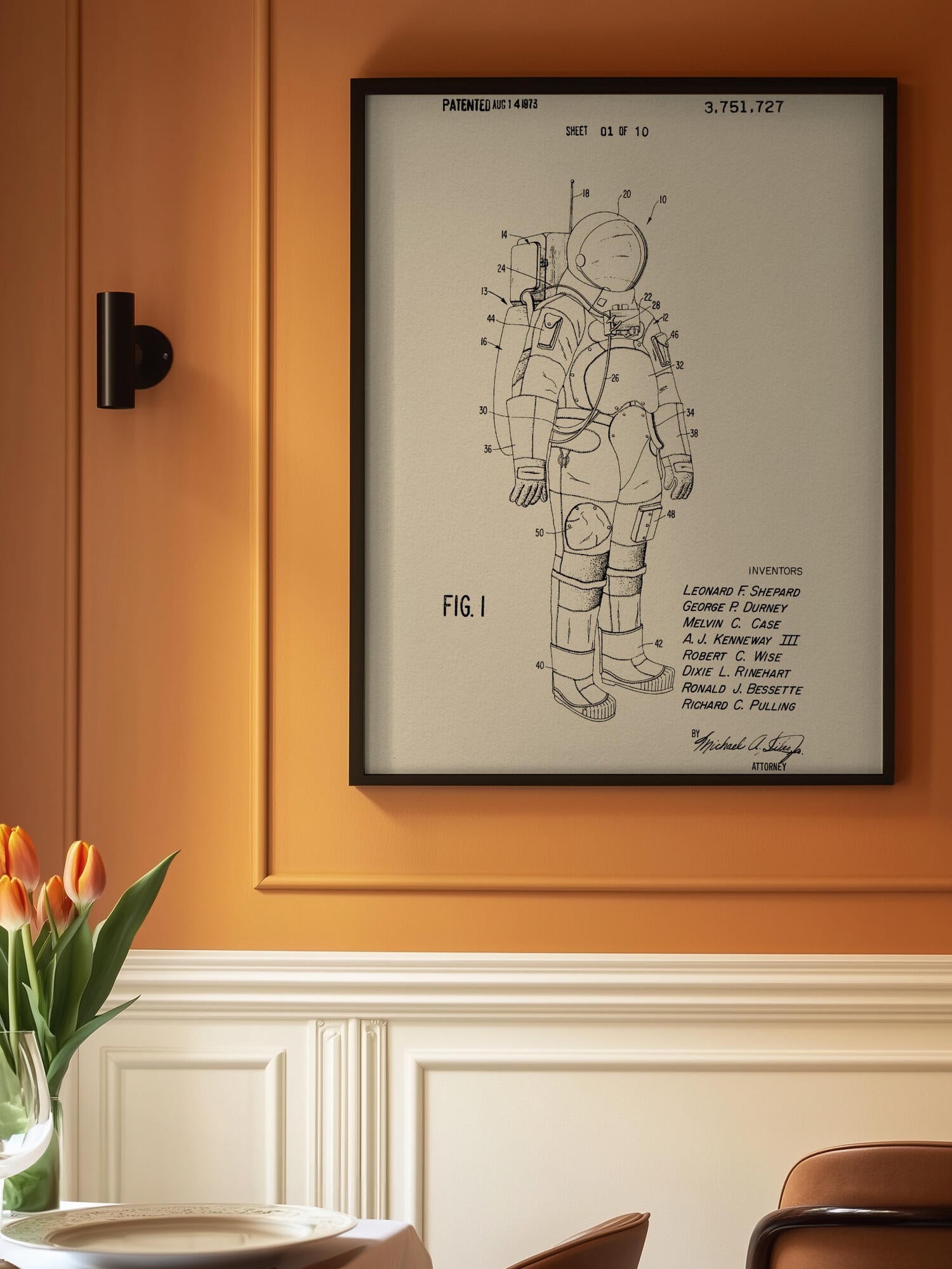 Space Suit Patent 1973