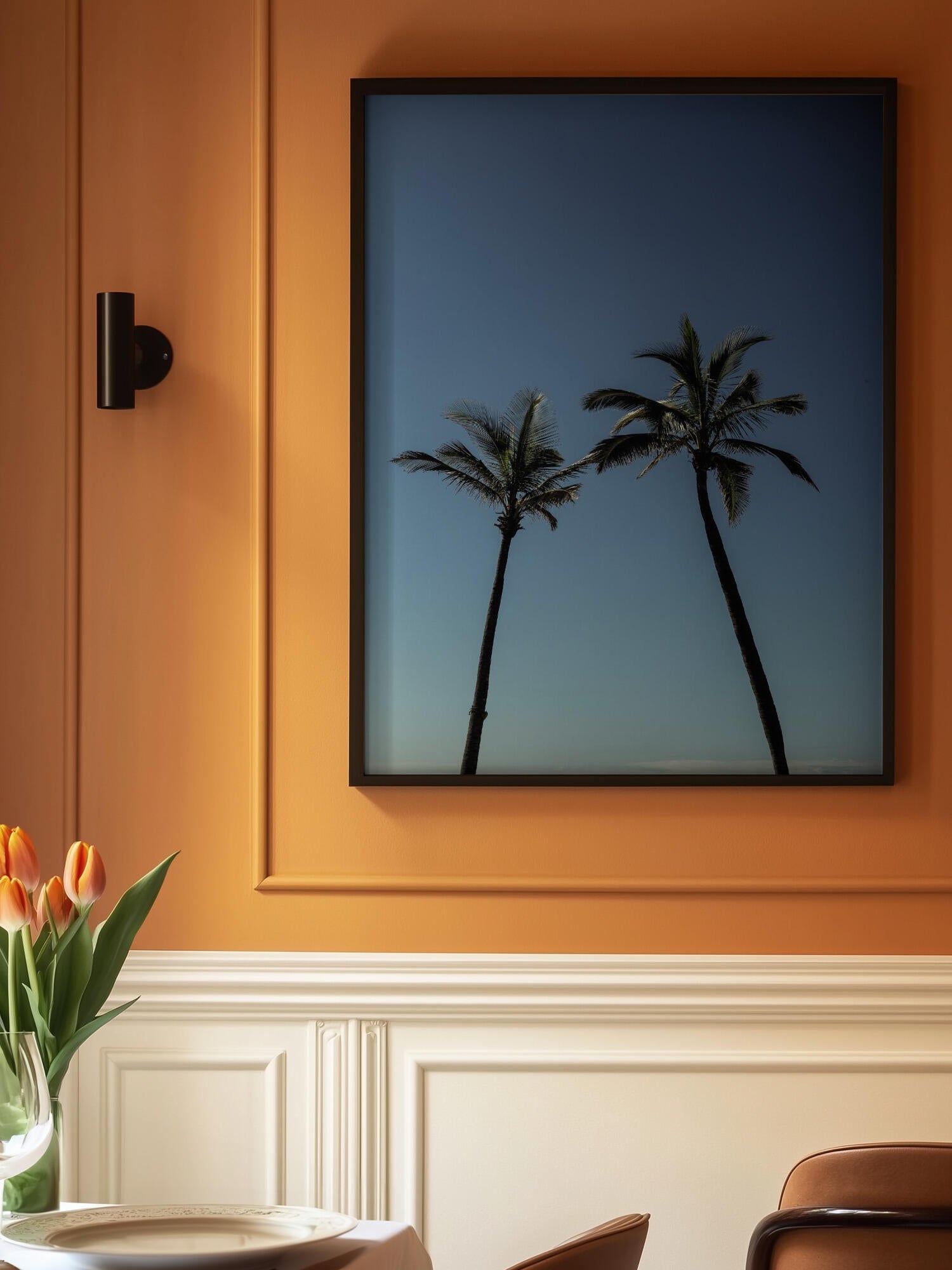 Tropical Palm Silhouettes