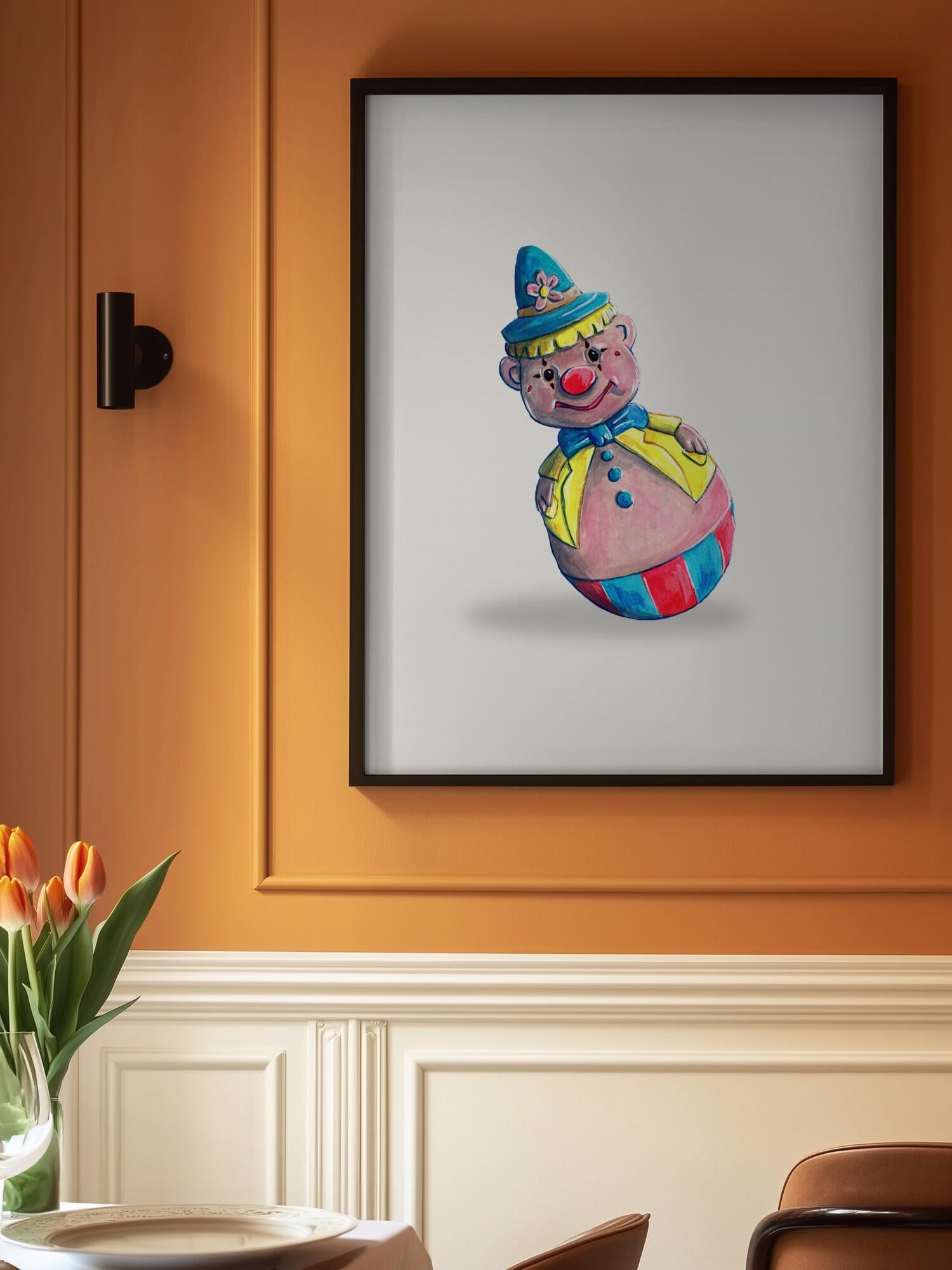Happy Roly Poly Clown