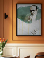 Pensive Man Smoking