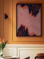 Pink Canyon Abstract