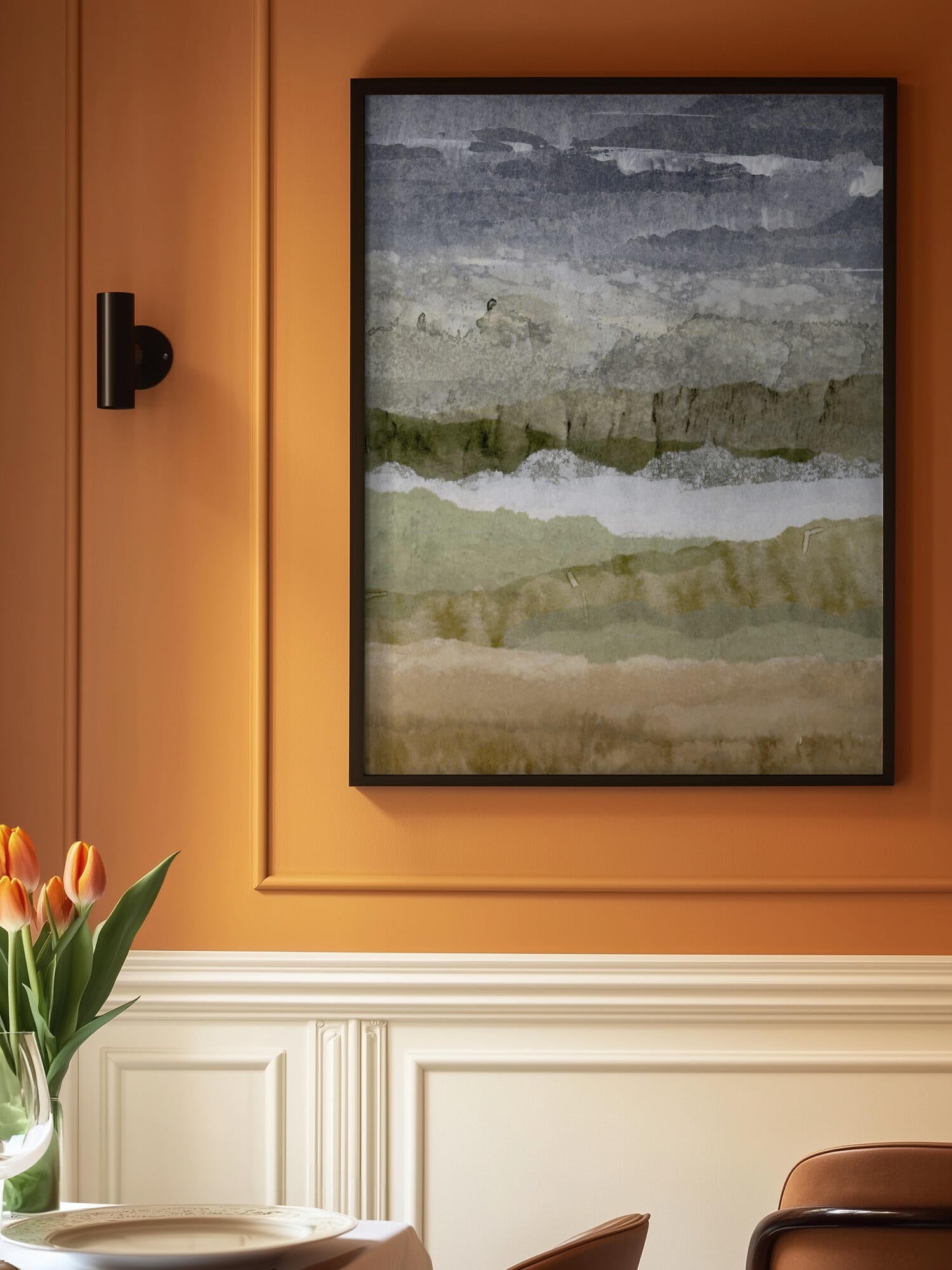 Muted Layered Landscape