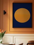 Golden Orb Blue Sky