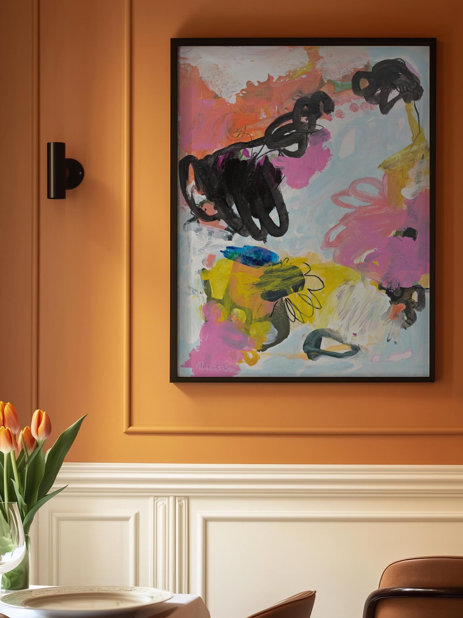Joyful Abstract Bloom