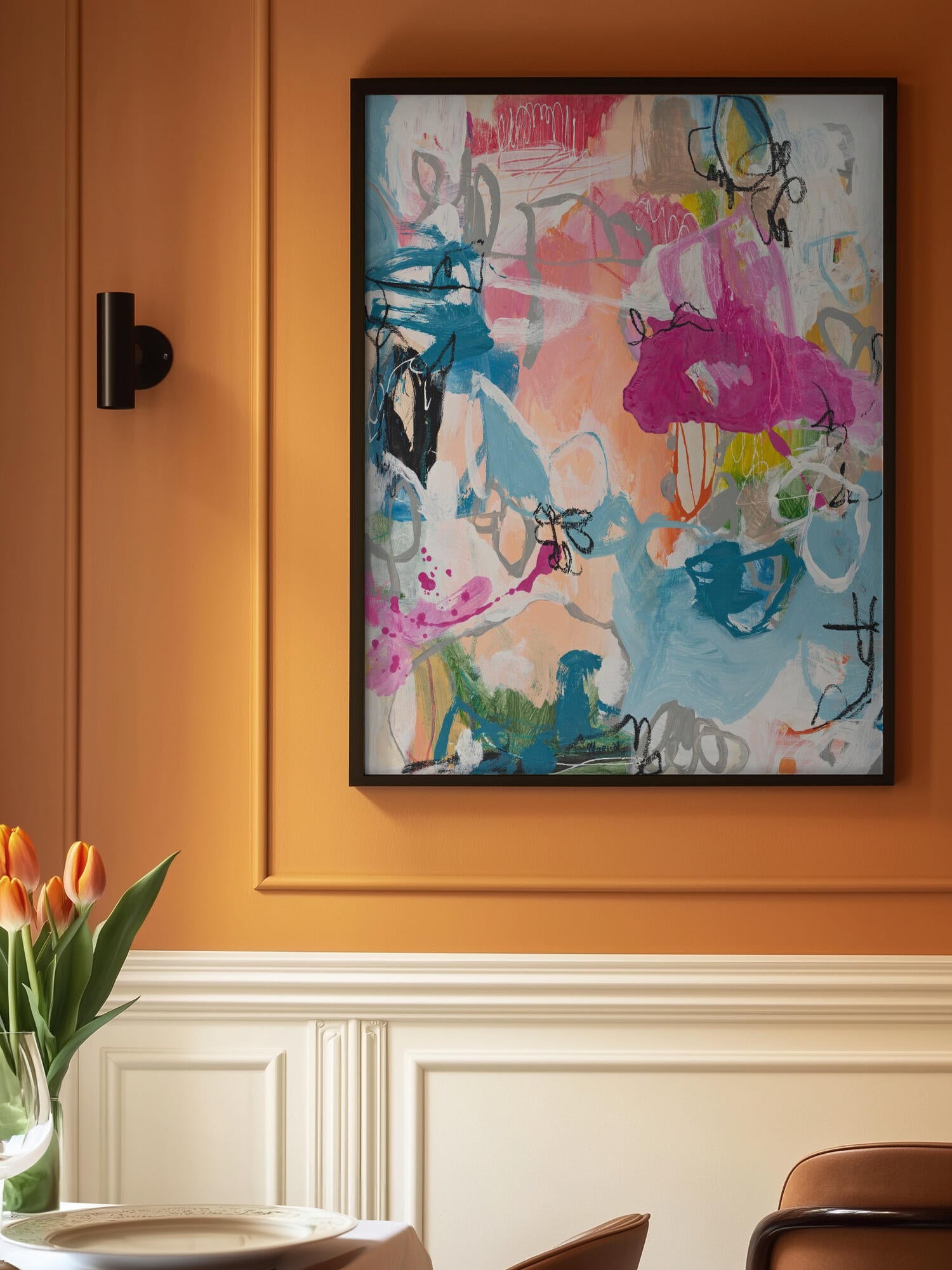 Vibrant Abstract Expression