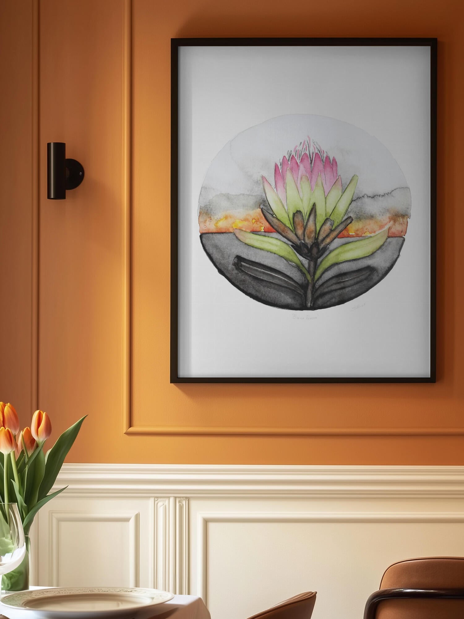 Protea Sunset Bloom