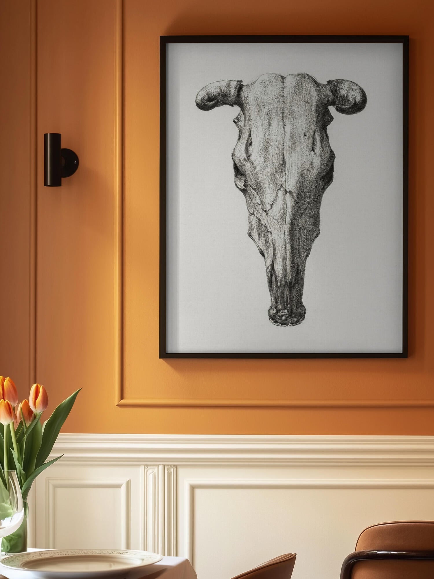 Skull of a Cow Front  View(1816)
