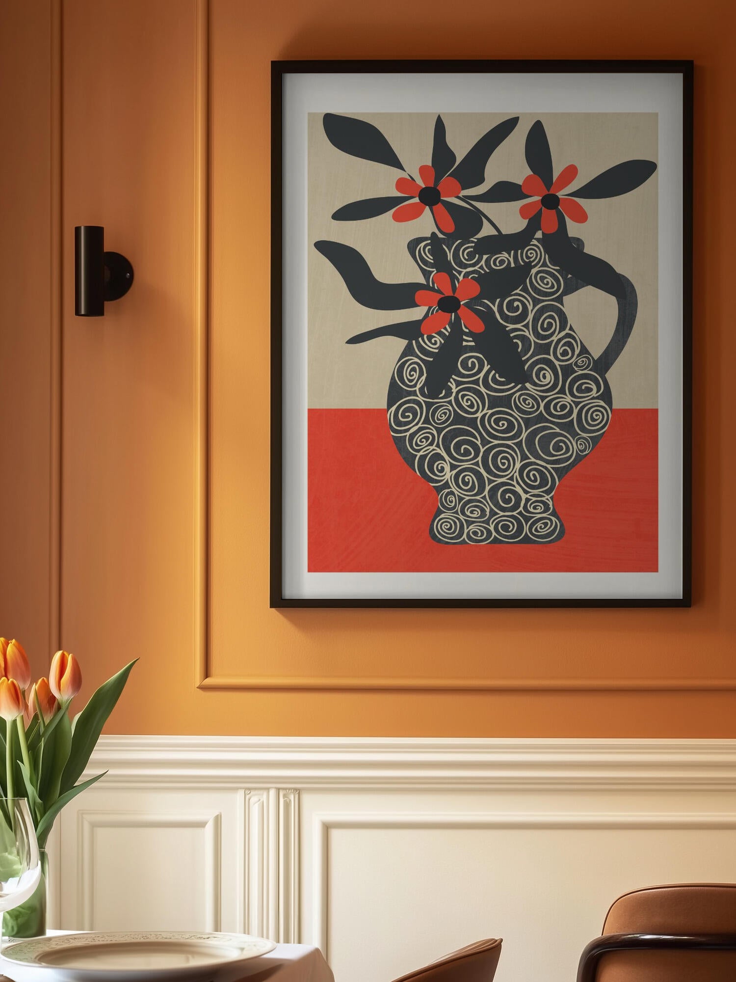 Vibrant Flower Vase