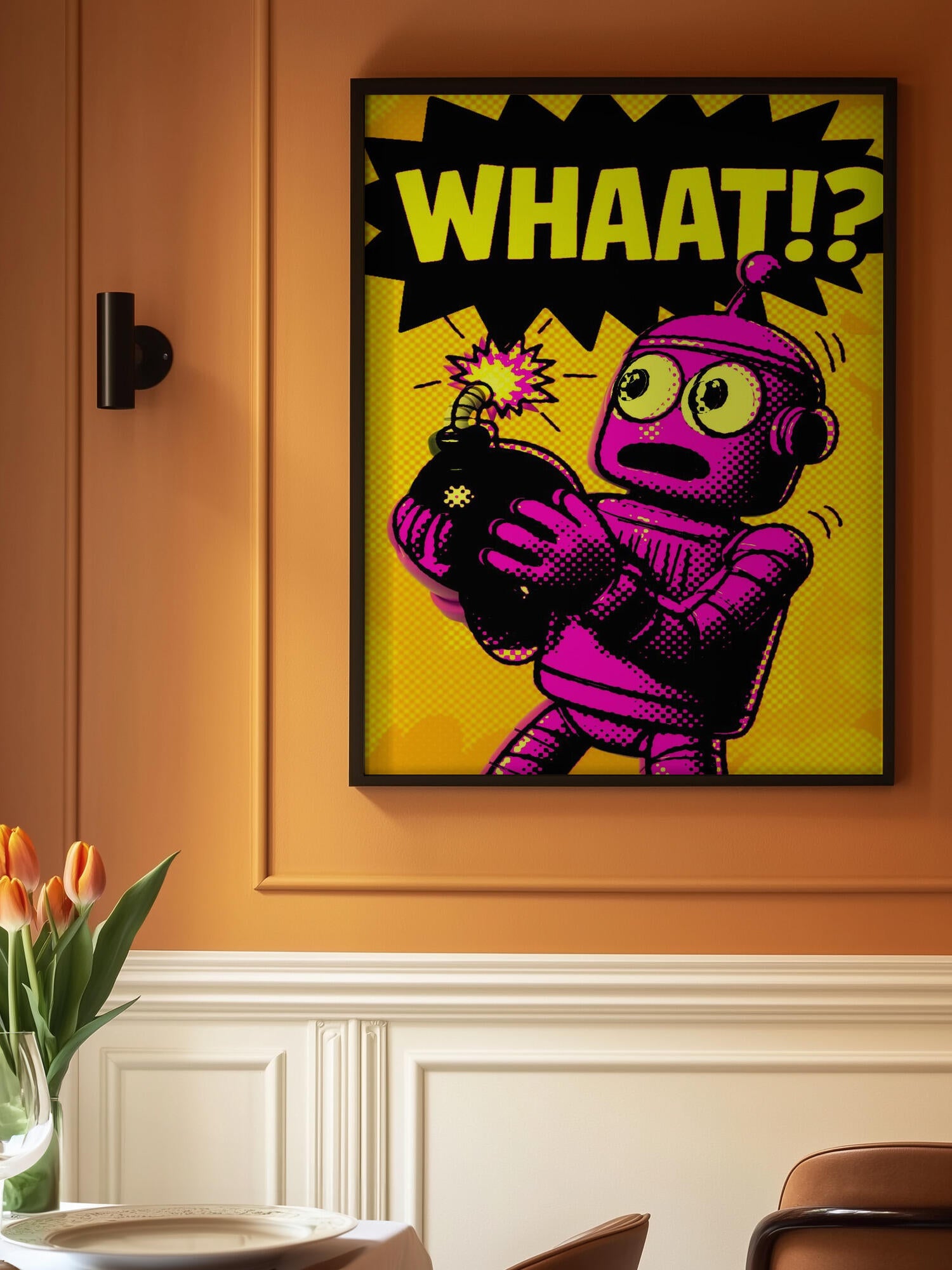 Pink Robot Bomb Scare
