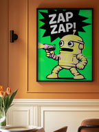 Comic Robot Zap Zap
