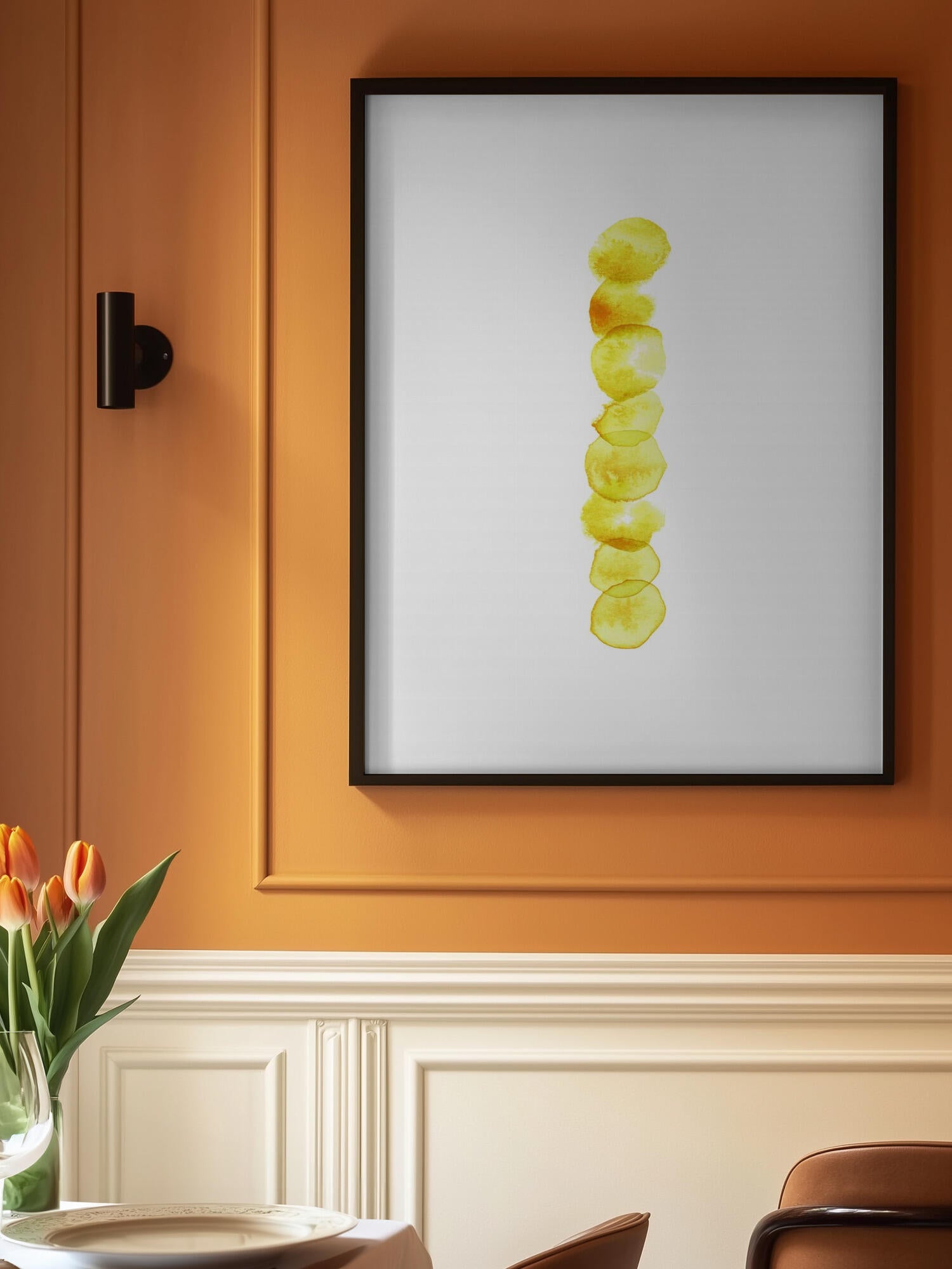 Stacked Yellow Circles