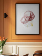 Blush Gold Abstract Flow