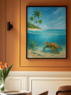 Tropical Sea Turtle View