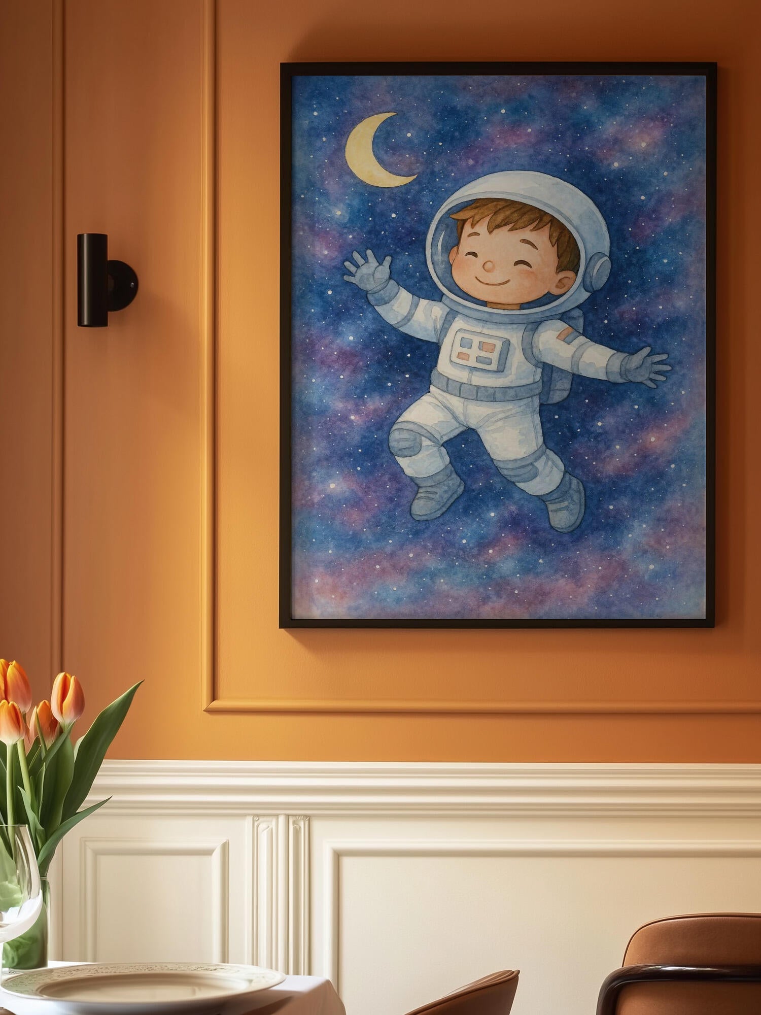 Smiling Astronaut Boy