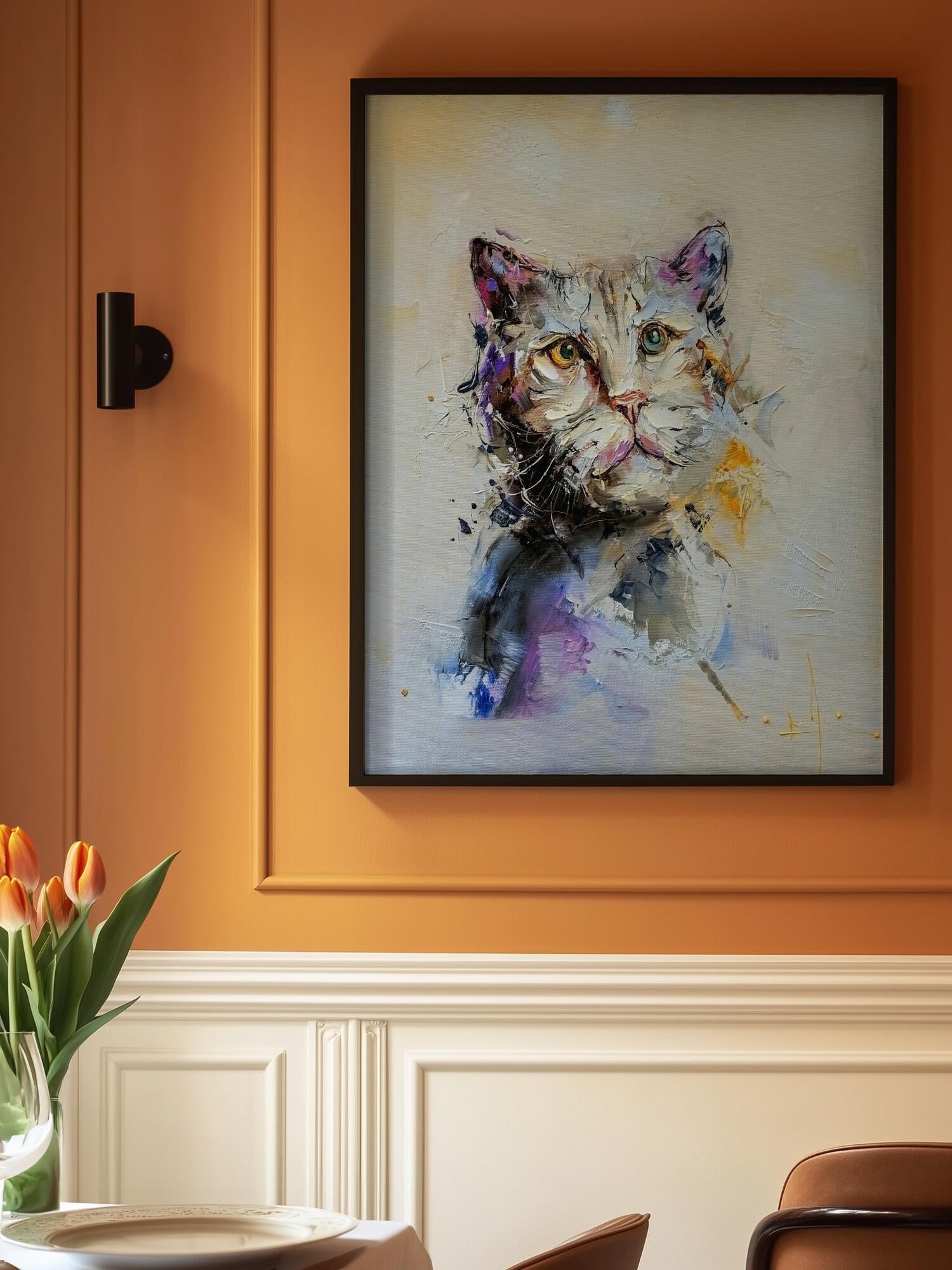 Expressive Cat Portrait