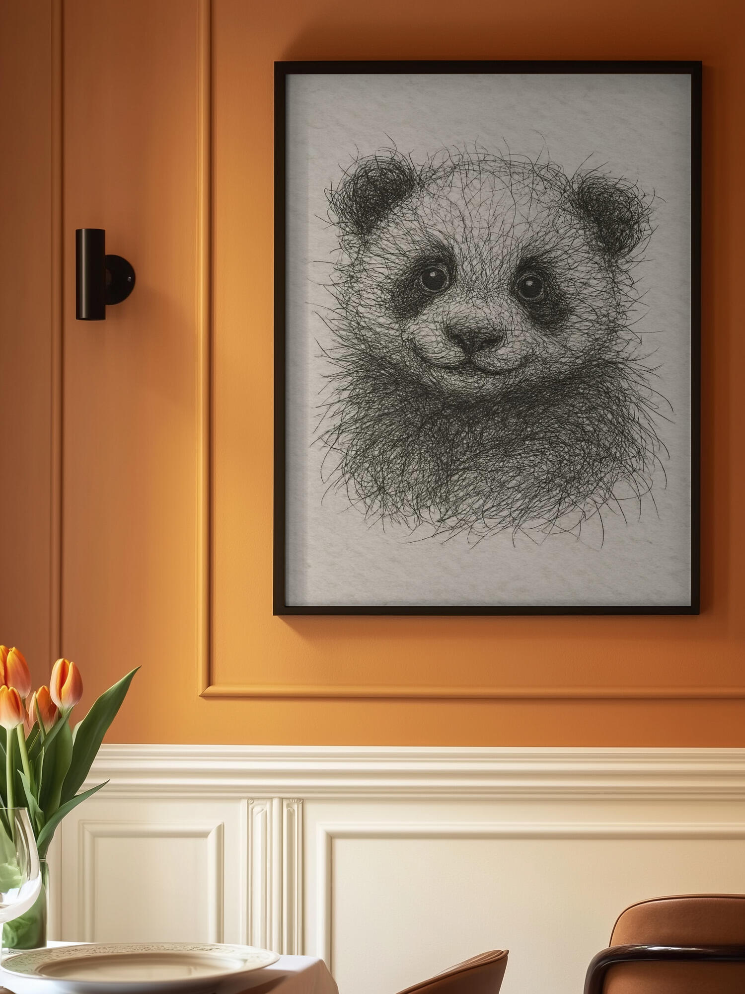Fluffy Panda Cub