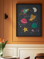 Rocket Cat In Space