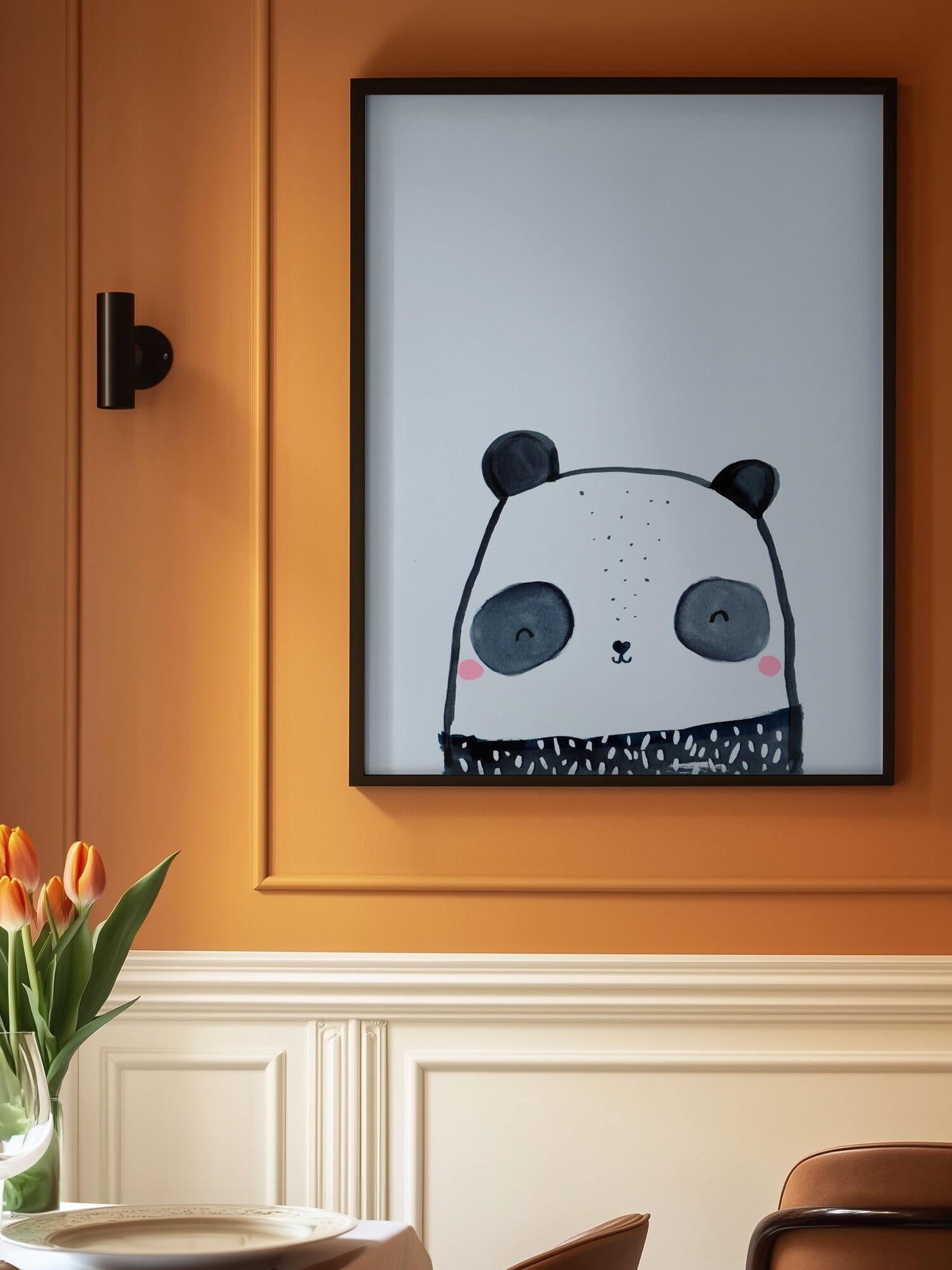 Happy Panda Face